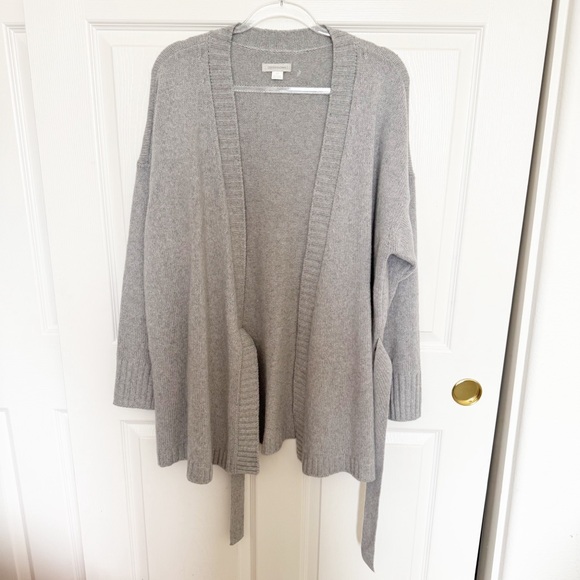 Outerknown NEW Eva Cashmere Cardigan Heather Grey SMALL - Picture 4 of 10